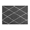 Flash Furniture Shag Style Diamond Trellis Area Rug - 5' x 7' - Charcoal/Ivory Polyester (PET) RC-KJ-181070-01-57-GR-IV-GG - alternate 3